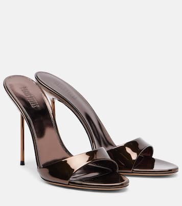 Lidia 105 patent leather mules | Paris Texas