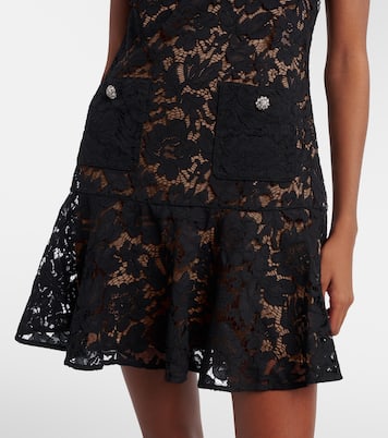 فستان قصير مع تزيين | Self-Portrait