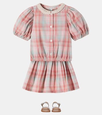 Jupe Nicole en coton froncé | Bebe Organic