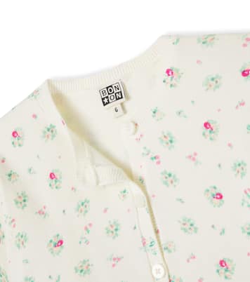 Lilou floral cotton cardigan  | Bonton