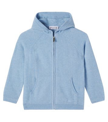 Elyan cashmere zip-up hoodie | Bonpoint