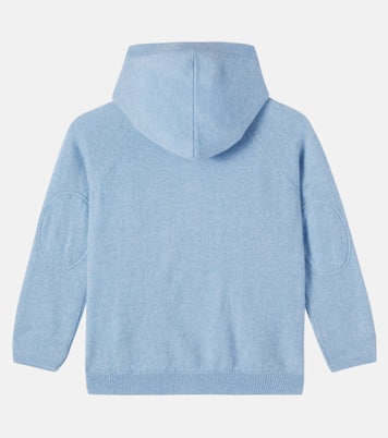 Elyan cashmere zip-up hoodie | Bonpoint