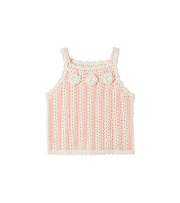 Larya crochet cotton tank top | Louise Misha
