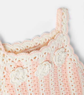 Larya crochet cotton tank top | Louise Misha