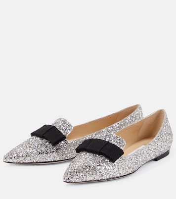 Ballerine Gala con glitter | Jimmy Choo