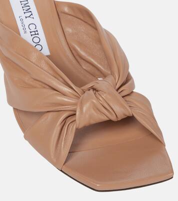 Avenue 50 leather sandals | Jimmy Choo
