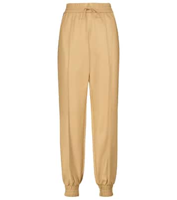 Ankle-zip leather pants | Jil Sander