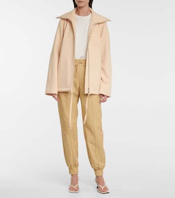 Ankle-zip leather pants | Jil Sander