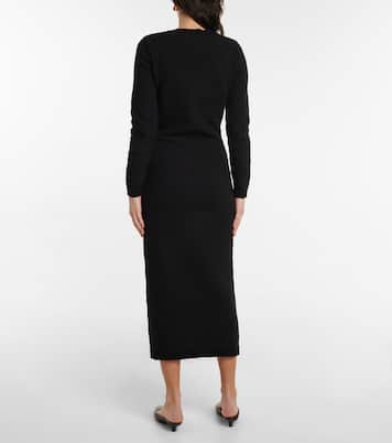Dana knitted cotton midi dress | Nanushka