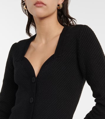 Dana knitted cotton midi dress | Nanushka