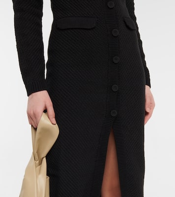Dana knitted cotton midi dress | Nanushka