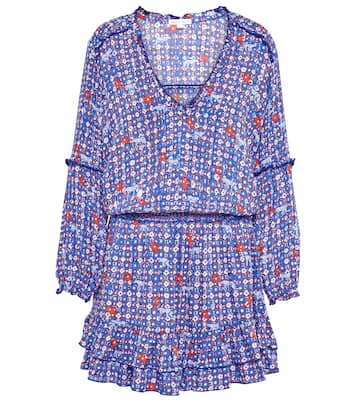 Ilona printed minidress | Poupette St Barth