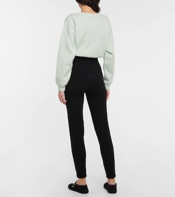 Leggings in cashmere a vita alta | Alaïa