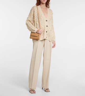 Cardigan aus Seide und Leinen | Brunello Cucinelli