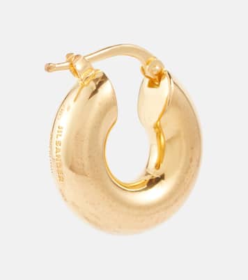 Orecchini a cerchio in argento | Jil Sander