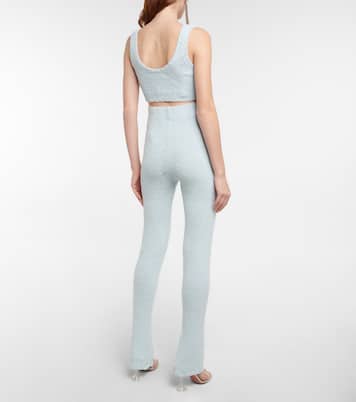 Birdy cotton-blend knit bralette | Rotate