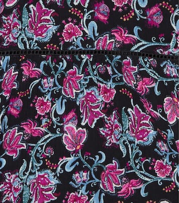 Bluse aus Baumwolle mit floralem Motiv | Louise Misha