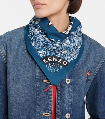 Bufanda de algodón estampada | Kenzo
