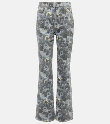 Jeans flared estampados | Ganni