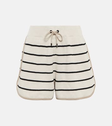 Shorts in cotone a righe | Brunello Cucinelli