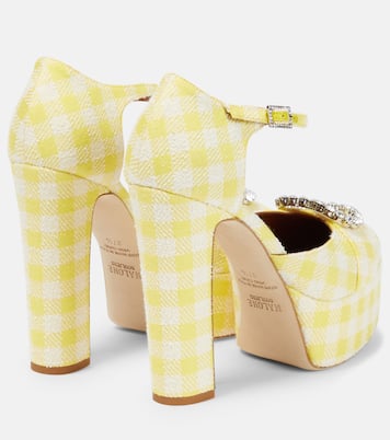 Camille 130 embellished platform pumps | Malone Souliers