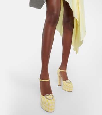 Camille 130 embellished platform pumps | Malone Souliers