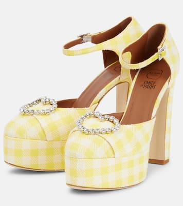 Camille 130 embellished platform pumps | Malone Souliers