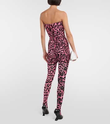 Collant Cadie con stampa leopardata | Alex Perry