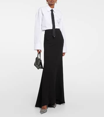 Falda larga de seda Cady Couture | Valentino