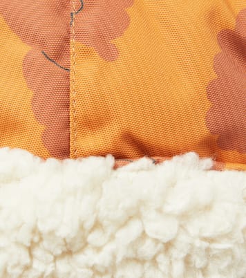 Bedruckte Mütze mit Faux Shearling | Tinycottons