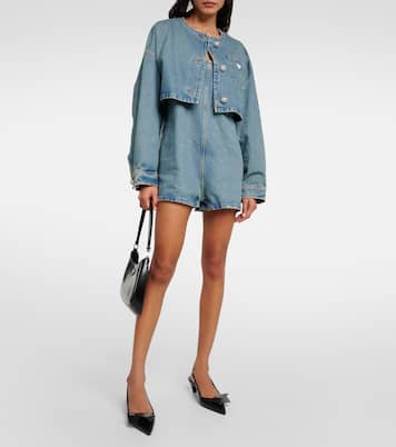 Veste raccourcie en jean | Prada