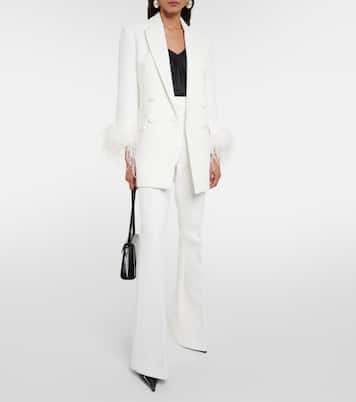 Pantalon de mariée Evelyn en crêpe | Rebecca Vallance