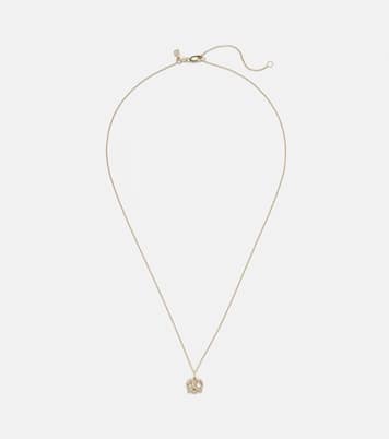 Collier Pretzel en or 14 ct et diamants | Sydney Evan