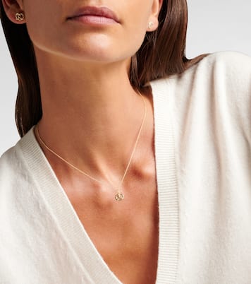 Collier Pretzel en or 14 ct et diamants | Sydney Evan