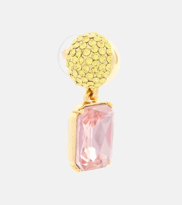 Pendientes adornados con cristales | Oscar de la Renta