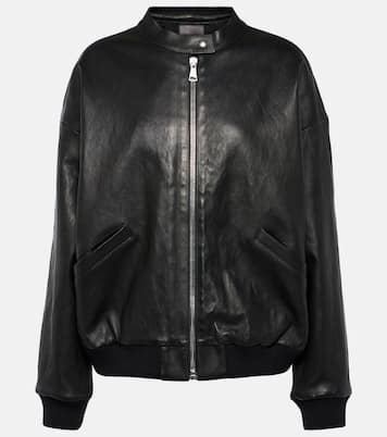 Pharrell leather bomber jacket | Stouls