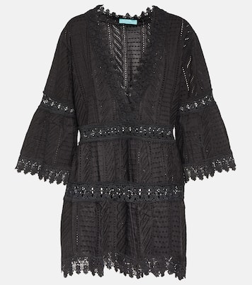 Victoria embroidered cotton minidress | Melissa Odabash