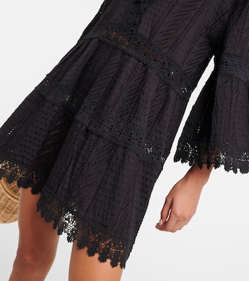Victoria embroidered cotton minidress | Melissa Odabash
