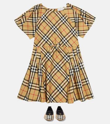 Kleid Burberry Check aus Twill | Burberry Kids