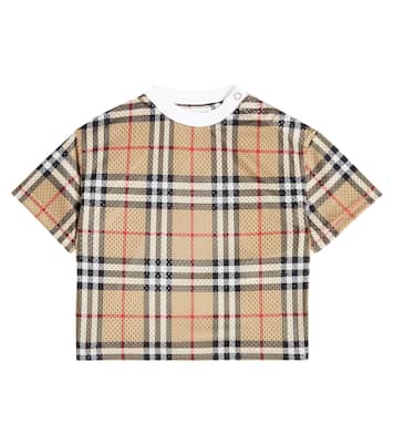 Bebé - camiseta con Burberry Check | Burberry Kids