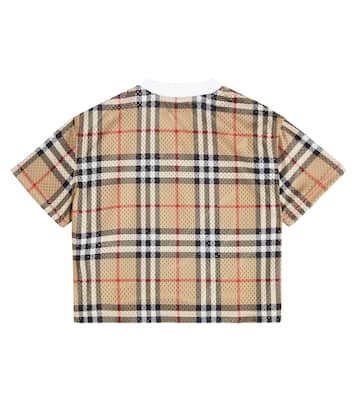 Bebé - camiseta con Burberry Check | Burberry Kids