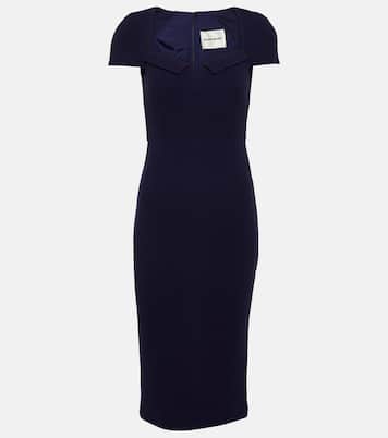 Wool crêpe midi dress | Roland Mouret
