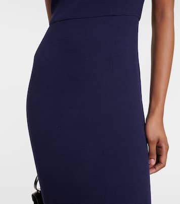 Wool crêpe midi dress | Roland Mouret