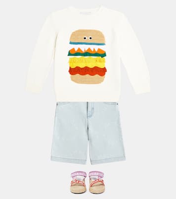 Jersey de algodón en punto intarsia | Stella McCartney Kids