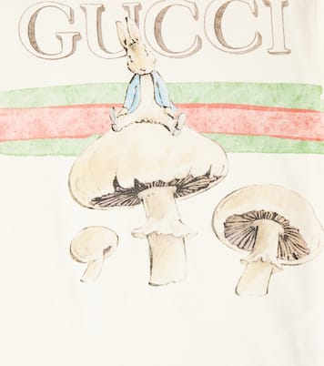 x Peter Rabbit cotton jersey T-shirt | Gucci Kids
