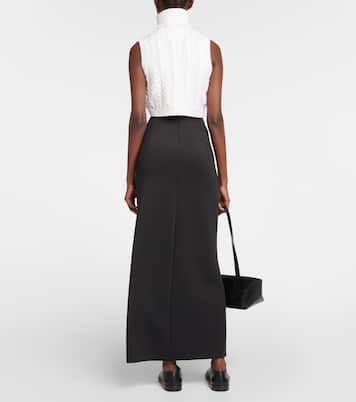 Top Oscuro de lana y cachemir | Max Mara