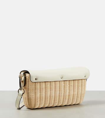 Bolso Locò Small con ribete de piel | Valentino Garavani