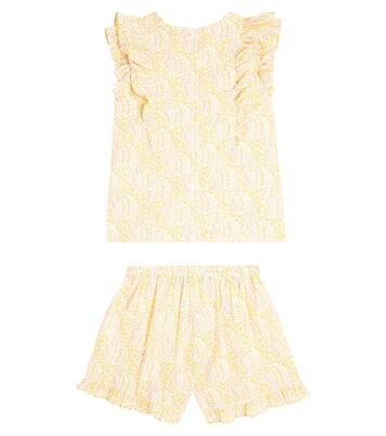 Floral cotton top and shorts set | Tartine et Chocolat