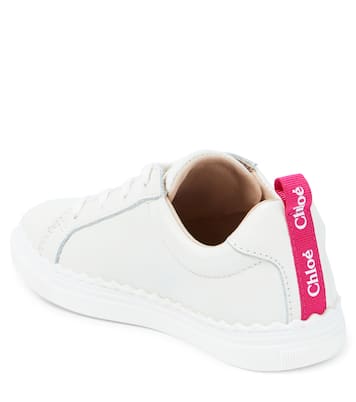 Baskets en cuir à logo | Chloé Kids