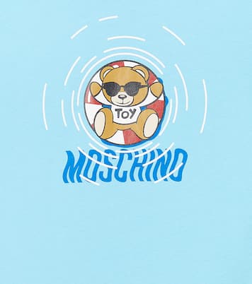 T-shirt Teddy Bear in jersey di cotone | Moschino Kids